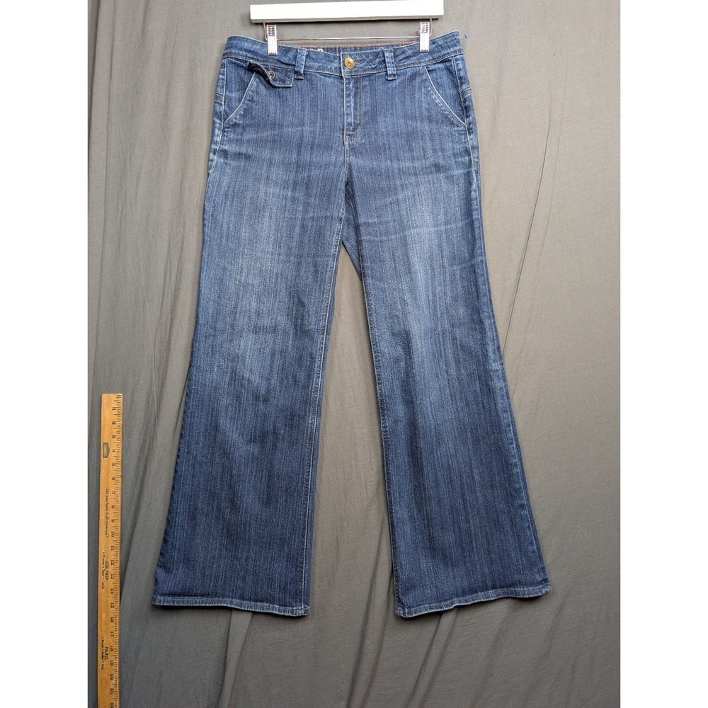 KNY Jeans Women's Wide Leg Size 12 Denim